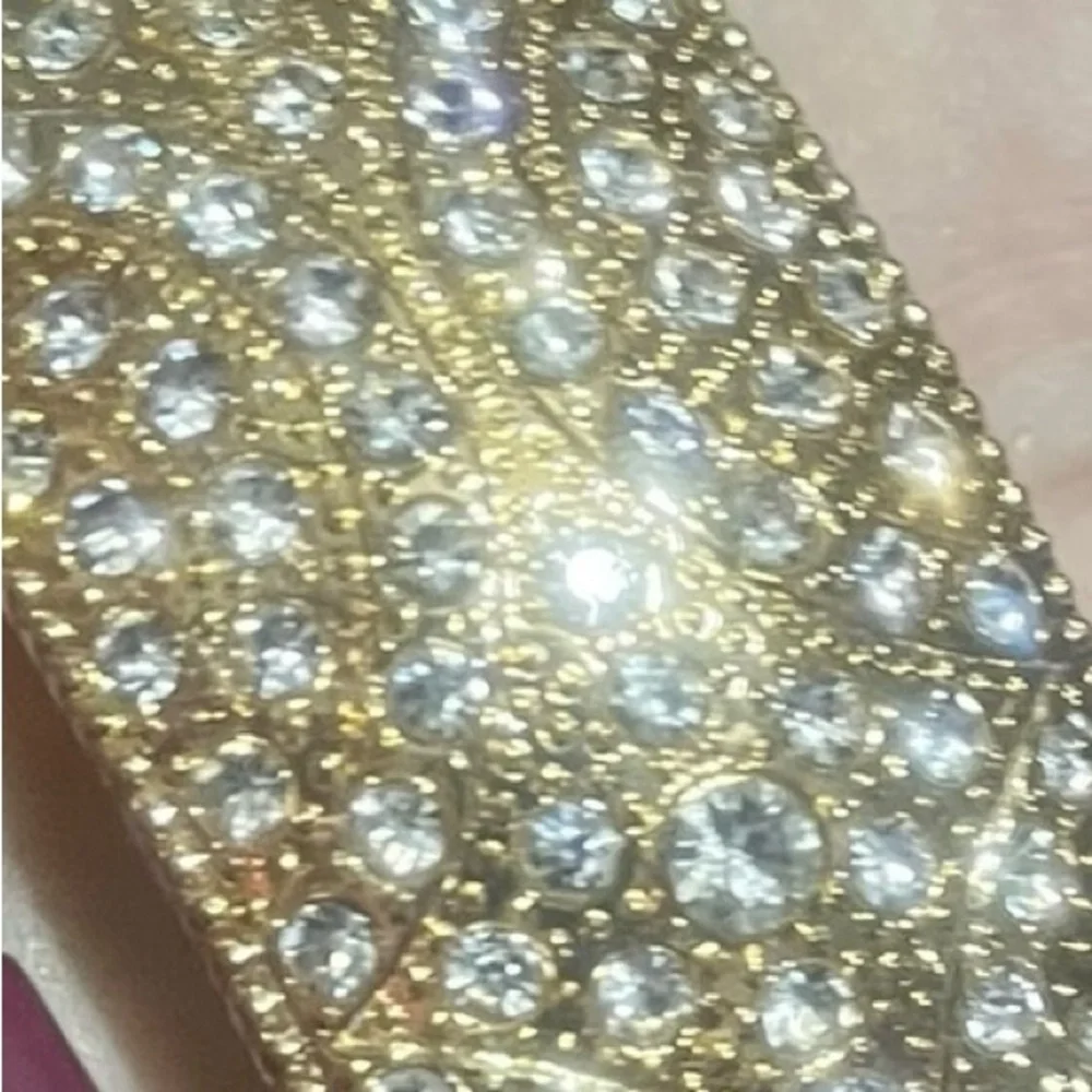 Sparkling Gold Rhinestone Bracelet - Picture 6 of 11
